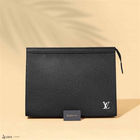 louis vuitton vertical tote black taiga|Products by Louis Vuitton: Pochette Voyage.